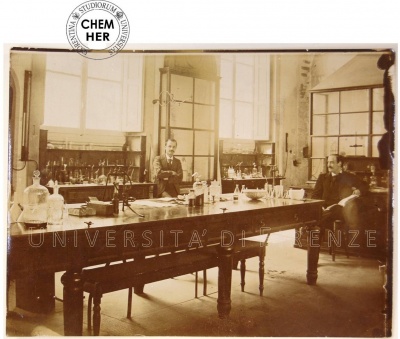 Foto storica del Laboratorio di Schiff